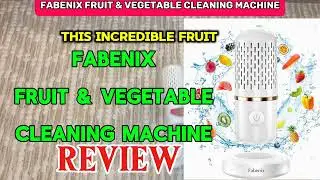 Fabenix Fruit & Vegetable Cleaner USB Wireless Food Purifier for Fruits, Veggies, Rice, Meat & Table