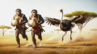 Life 5.3 Million Years Ago | Early Humans Face Giant Ostriches in a Fight to Survive