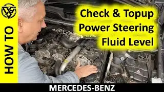 How to Check and Add Mercedes Power Steering Fluid