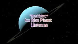 Why Uranus Sleeps Sideways?! The Blue Balloon of Space | Fun Planet Facts for Kids!