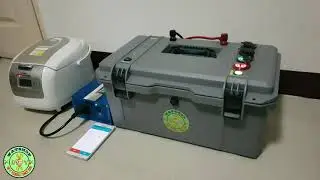 Review รีวิวการหุงข้าวด้วย Power Box 12V 105Ah สำหรับ camping กางเต็นท์ outdoor ชุดนอนนา