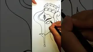 Kali Mata drawing 🔱 / #viral #shorts