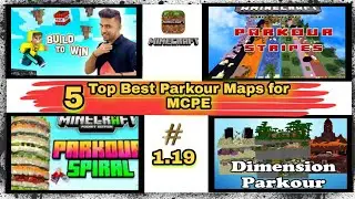 Top 5 Best Parkour Maps for MCPE 1.19 || Minecraft || PC Like Parkour Maps || Modulator Gamer ||