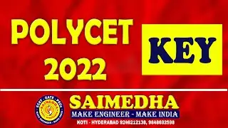 POLYCET - 2022 ||  KEY || APP: SPACE IIT || SAIMEDHA KOTI - HYD