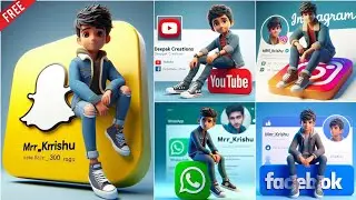 How to create 3D AI Social media Images | Bing image creator tutorial FREE | Ai