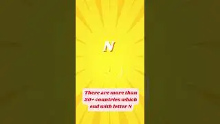 Name  Countries ending  with Letter N? #shortsfeed #trending  #shorts