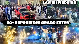 Hyderabadi Biker Ki Shadi😱| Grand Wedding Superbikes Entry🤯 