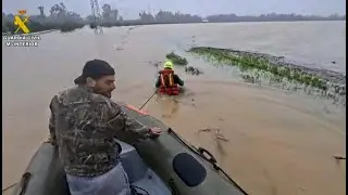 La crecida del río Guadalete a su paso por Jerez obliga a desalojar viviendas - laSexta Noticias