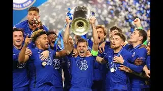 Chelsea best champions league celebration Thiago silva Reece james  Tammy abraham
