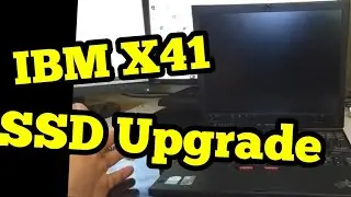 Установка твердотельного накопителя IBM X41-t с использованием адаптера IDE-mSata (сборка компьютера OBD2)