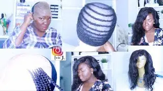 New Method! How To Make A WIG /  Wig with NO Closure /REALISTIC BOX BRAID WIG FOR LESS #5