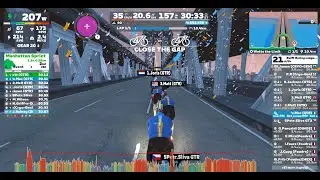 Zwift - ZRL Open Dev Lime League C1 Stage 4 TTT Watts the Limit - GTR Honey Badgers