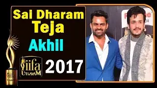 Akhil and Sai Dharam Tej Speaks @ IIFA Awards Utsavam 2017 || Vanitha TV