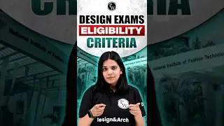 Design Exams Eligibility Criteria 🔥 #PWDesign&Arch #Nift #UCEED #NID