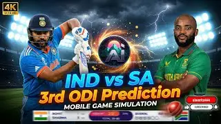 IND vs SA 3rd ODI Who Will Win?🔥 | Mobile Game Match Prediction | India vs South Africa Today Match