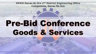 Procurement Livestream for DPWH Davao de Oro 2nd DEO Pre-Bid Conference July 22, 2025
