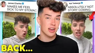 James Charles RETURNS to address lawsuit... (messy)