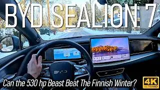 2025 BYD Sealion 7 Test Drive - Can the 530 hp Beast Beat The Finnish Winter?