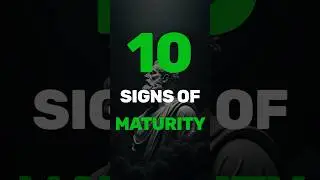 10 Signs of Maturity  #masteringdiscipline #stoicism #motivation  #solitude  #quotes  #philosophy