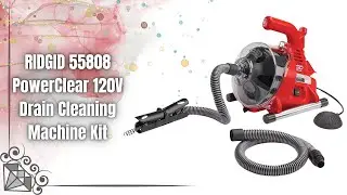 RIDGID PowerClear 55808 Review | Best Drain Cleaning Machine for Tubs, Sinks & Showers!