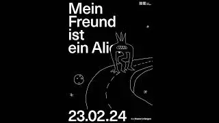 Per Anhalter durch die Galaxis | Plakatanimation Theater Erlangen #erlangen