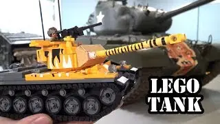 LEGO Korean War M46 Tank Meets the Real M46!