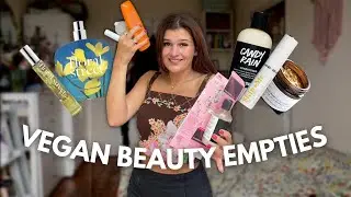 14 vegan beauty empties in 14 minutes ✨