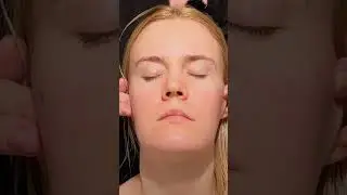 ASMR face massage to melt your tension  #unintentionalasmr #asmrunintentional #asmrfacemassage