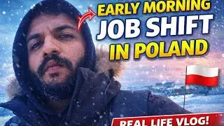 5 AM Job Shift in Poland ❄️🇵🇱 | Immigrant Reality 💼 | Real Life Vlog 🎥 / MALLU