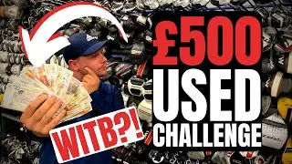 &pound;500 SECOND HAND GOLF CLUB CHALLENGE - GOLF PRO! WHATS IN THE BAG?!