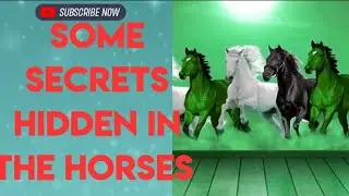 some secrets hidden in the horses...kuchh aise rahsya jinse h hm sb anjaan..Jane kya h wo horses se.
