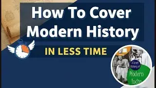 How To Study Modern History in Less Time ? Modern History Kaise Kaam Time  Me Padhee?