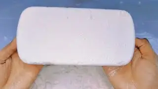 #asmr Pure white Baking Soda chunks || #crumbleasmr #satisfying #explore #sleep #anxietyrelief