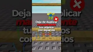 &iexcl;Duplica tus objetos con m&aacute;s PRECISI&Oacute;N en Roblox Studio! ⏩ #robloxstudio #robloxshorts #roblox
