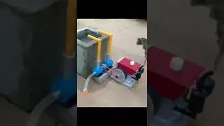 water pump science project tractor mini tubewell #waterpump #water #shorts #viral #bridge