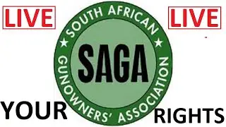 LIVE: The South African Gun Owners Association fight back against planned unconstitutional gun laws.