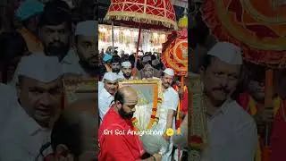 Today Sri Shirdi Sai Baba Pallaki seva in Shirdi 🌼🌹 #srisaianugraham #sai #shirdi #viral