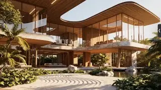 A Peaceful Tour of a Japanese-Inspired Modern Luxury Villa | Zen House Design