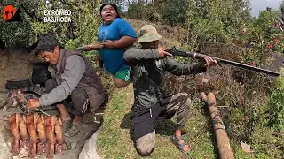 Bharuwa Banduk Black Power Shotgun Fire in Nepali Traditional Culture Rural Village  Special Guest