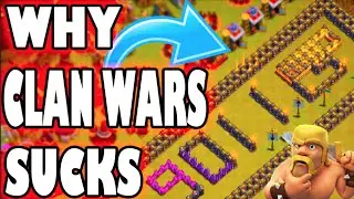 Clash of Clans - WHY CLAN WARS SUCKS! 