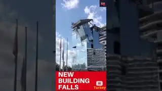 NEW BUILDING FALLS #story #turkey