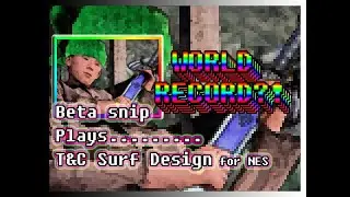 Beta snip plays T&C Surf Design for the NES - WORLD RECORD for most bananas surfed on by a cat?!
