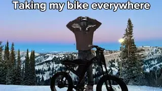 Taking my bike everywhere in my city! 