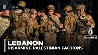 Lebanon begins disarming Palestinian groups in refugee camps