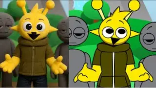 INCREDBOX  SPRUNKI!//Sprunki regain their human form and turn into just plush toys.