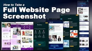 How to take a Full Website Page Screenshot