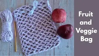 Make a Reusable Crochet Market Bag | Sustainable + Washable