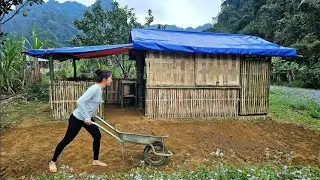 Building a new home in the wilderness  A new life begins from scratch
