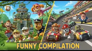 PAW Patrol Compilation 🐾 Jungle Quests & Turbo Rally Rescues  Funny Kids Adventures