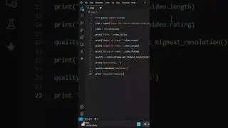 Create a Youtube video downloader python | Python Project | Video Downloader #python